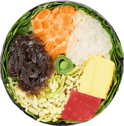 김밥 단면 2